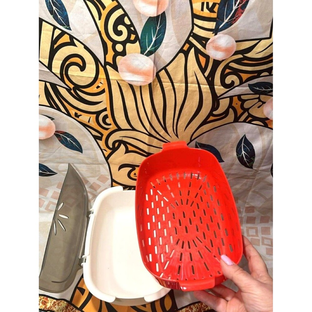 3‑Piece Vegetable Steamer & Strainer Set – NEW